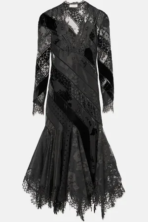 ZIMMERMANN Eden linen and silk lace gown