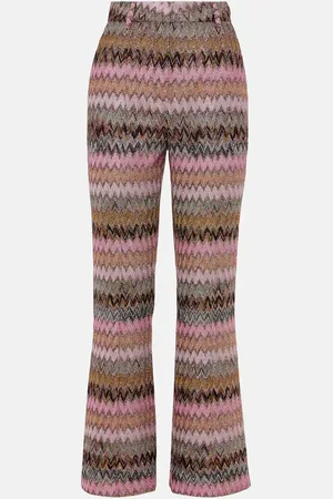 Missoni Zig Zag metallic flared pants