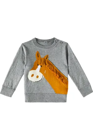 Stella McCartney Horse cotton and wool sweater