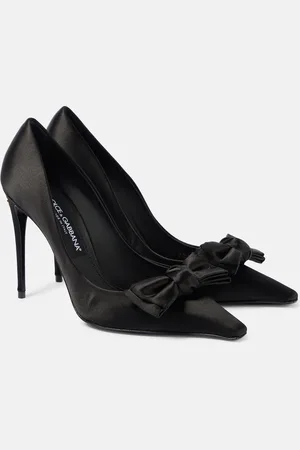 Dolce & Gabbana Bow-detail satin pumps