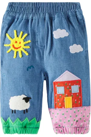 Stella McCartney Baby embroidered jeans