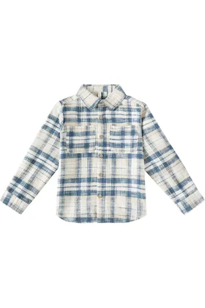 Rylee + Cru Plaid cotton shirt