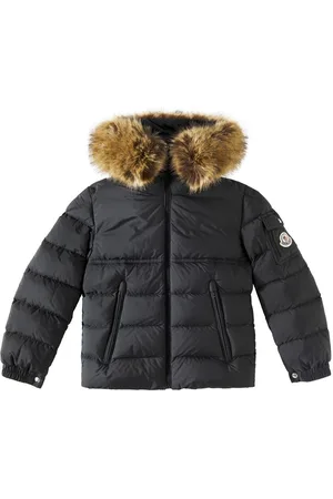 Moncler Faux fur-trimmed down jacket