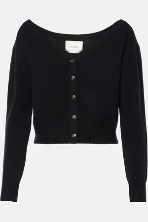 Lisa Yang Beata off-shoulder cashmere cardigan