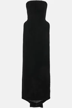 Balenciaga Velvet bustier gown