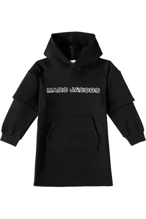 Marc Jacobs Logo embellished cotton sweatshirt dress