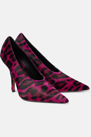 PARIS TEXAS Jessica 105 leopard-print calf hair pumps