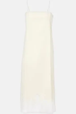FAITHFULL THE BRAND Etienne cotton-blend midi dress