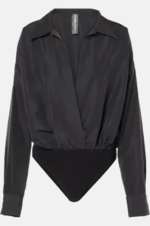Norma Kamali Habotai bodysuit