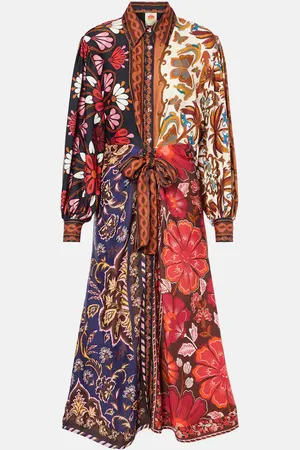 Farm Rio Miranda printed shirt dress