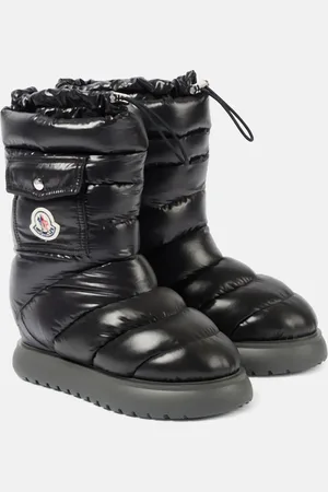 Moncler Gaia logo snow boots