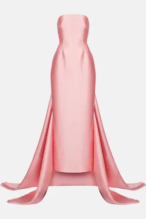 Solace Imani strapless twill gown