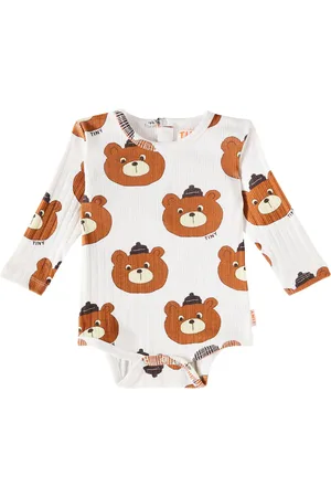 Tiny Cottons Baby Bears cotton-blend bodysuit