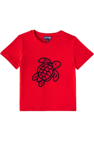 Vilebrequin Thomy embroidered cotton jersey T-shirt