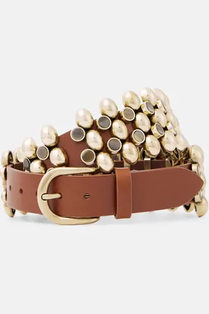 Isabel Marant Varana embellished leather belt