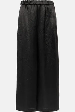 Max Mara Leisure Accanto satin palazzo pants