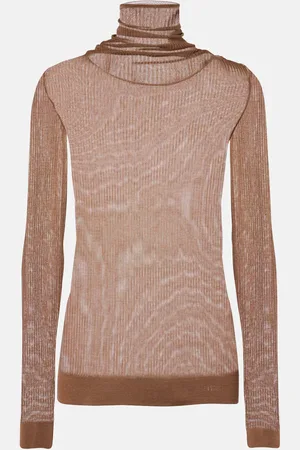 LEMAIRE Ribbed-knit turtleneck top