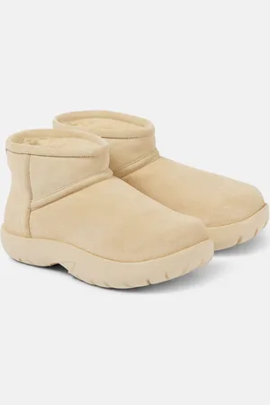 Bottega Veneta Snap Mini shearling-lined suede ankle boots
