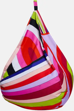 Puccini Iride printed canvas beanbag