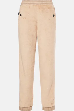Moncler Faux fur sweatpants
