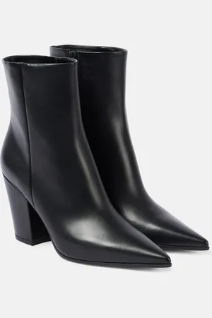 Gianvito Rossi Keinna 85 leather ankle boots
