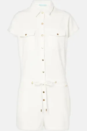 Melissa Odabash Cheryl cotton-blend jumpsuit