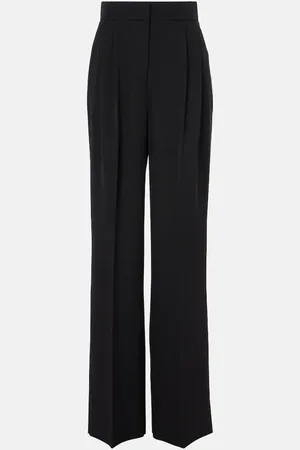 Erdem High-rise wool wide-leg pants