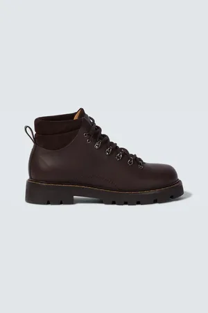 Loro Piana Beinn Walk leather lace-up boots