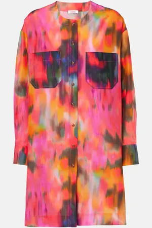 ERES Galaxie cotton and silk shirt dress