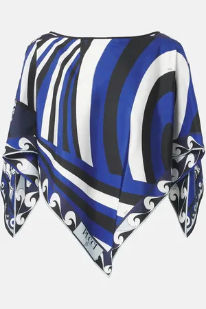 Puccini Iride Festa silk twill cape