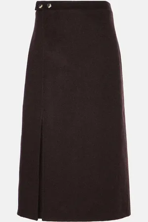 Proenza Schouler White Label Adrian wool-blend midi skirt