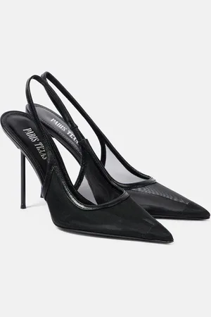 PARIS TEXAS Lidia 105 mesh slingback pumps