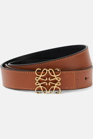 Loewe Anagram reversible leather belt