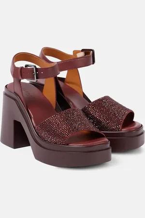 Robert Clergerie Nelio 110 embellished platform sandals