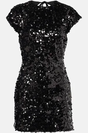 Ganni Sequined velvet minidress