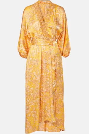 POUPETTE ST BARTH Celie printed asymmetric maxi dress
