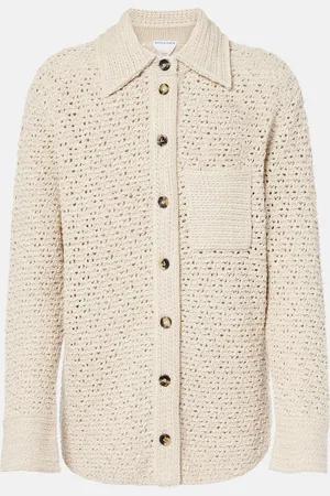 Bottega Veneta Cotton crochet shirt
