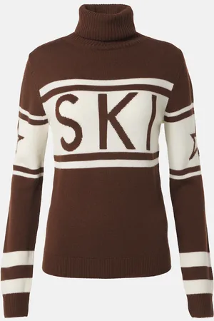 Perfect Moment Schild intarsia wool turtleneck sweater