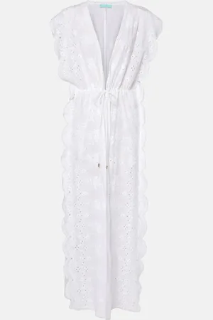 Melissa Odabash Talitha broderie anglaise cotton beach dress