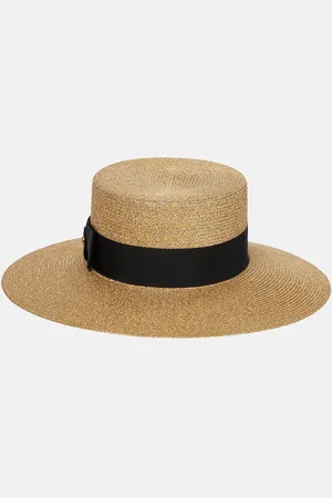 Gucci Embellished lamÃ© straw hat