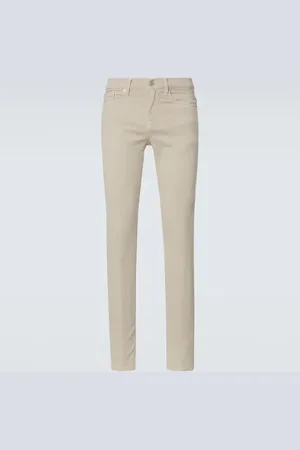 Frame High-rise slim jeans