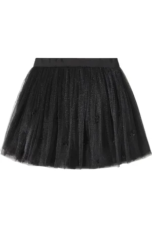 BONPOINT Pois embellished tulle skirt