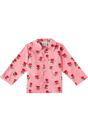 Mini Rodini Roses cotton shirt