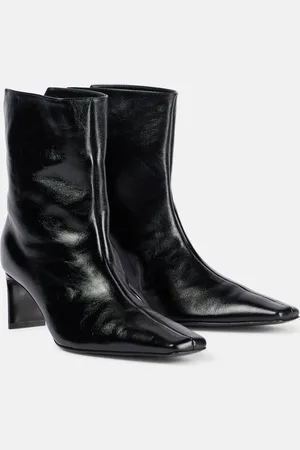 Khaite Ona 55 leather ankle boots