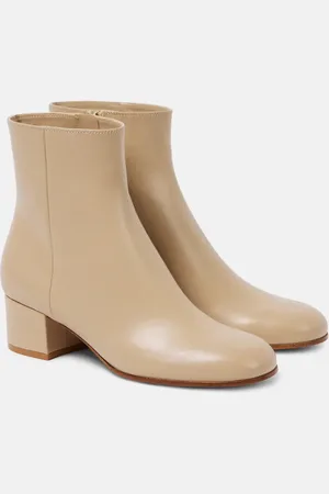 Gianvito Rossi Joelle 45 leather ankle boots
