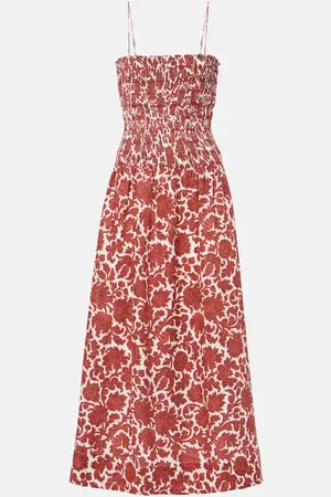 FAITHFULL THE BRAND Geriba floral linen maxi dress
