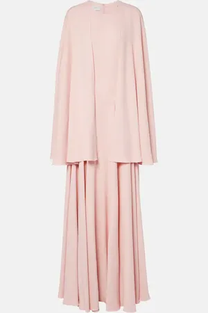 Giambattista Valli Pleated caped gown