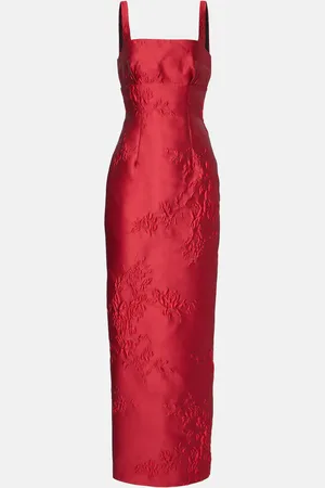 EMILIA WICKSTEAD Micheline floral jacquard gown