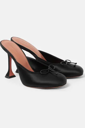 Amina Muaddi Lila 95 satin mules