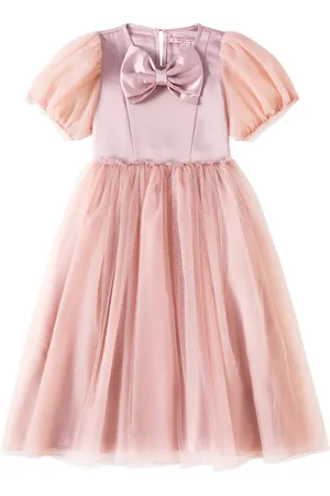 Konges Sløjd Konges SlÃ¸jd Bow-detail tulle-trimmed dress